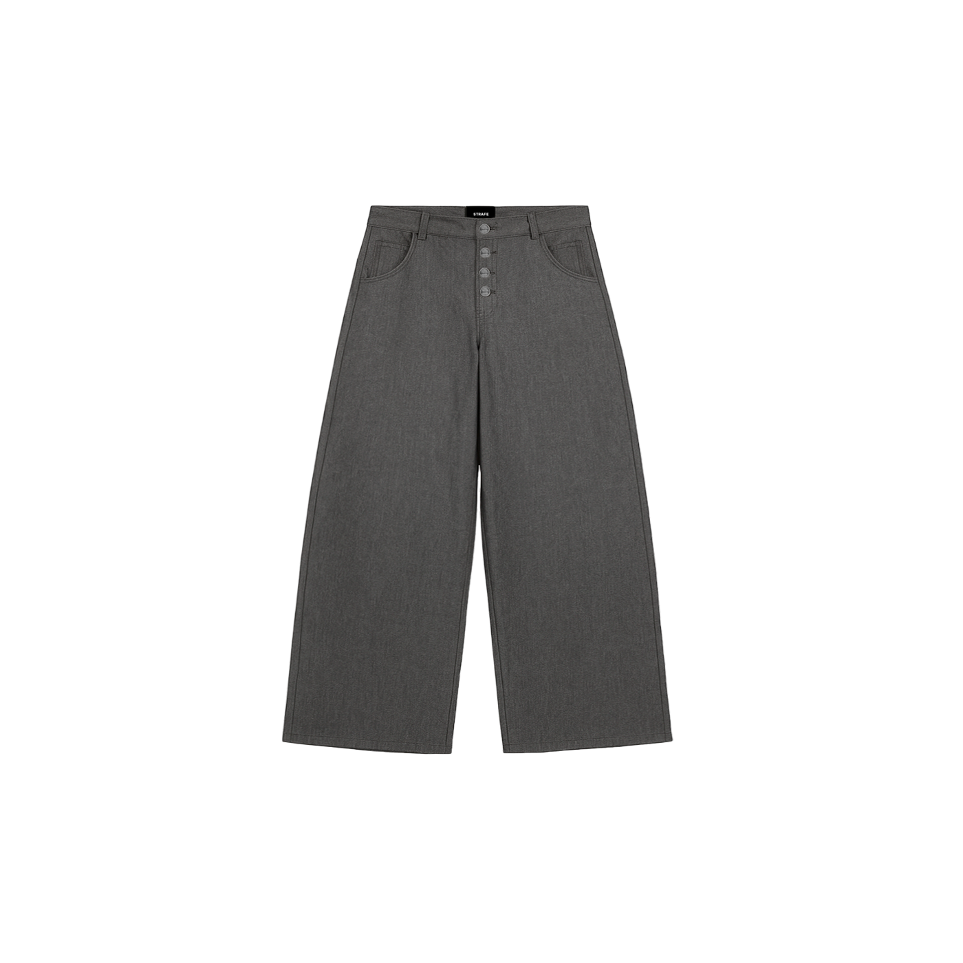 RAW DENIM PANT NOIR SLUB
