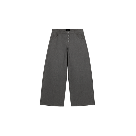RAW DENIM PANT NOIR SLUB
