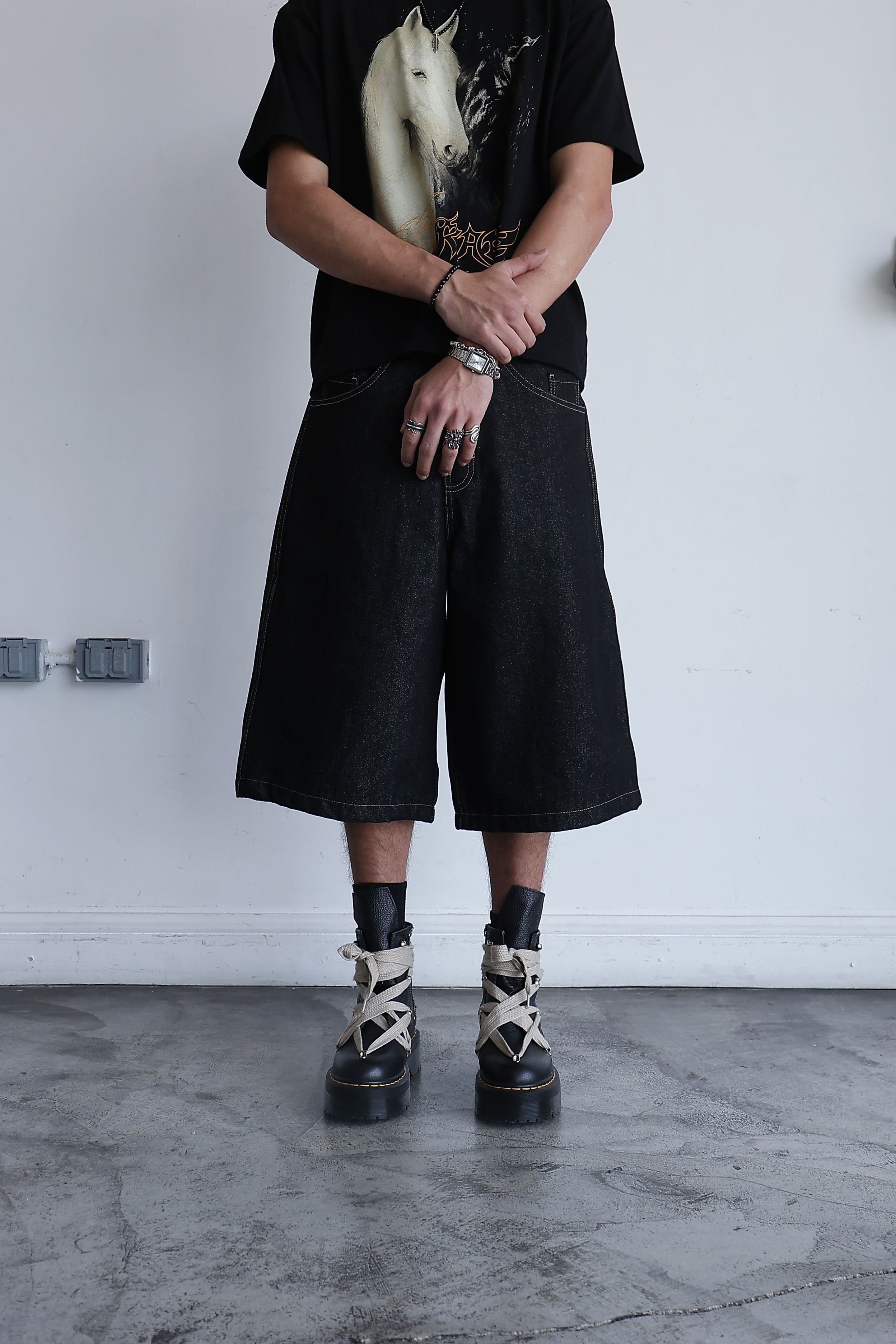 JORT RAW DENIM OBSIDIAN