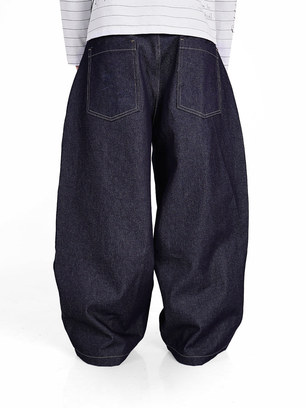 INDIGO DOUBLE RAW DENIM