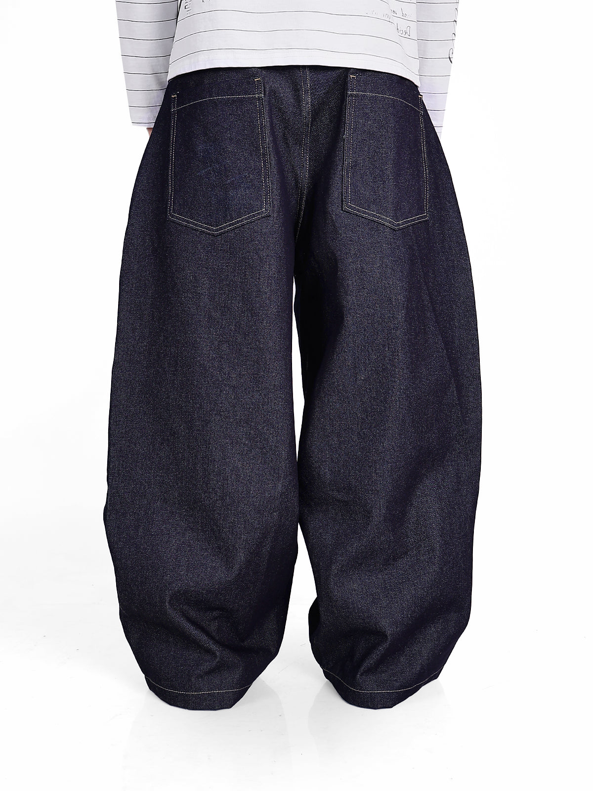 INDIGO DOUBLE RAW DENIM