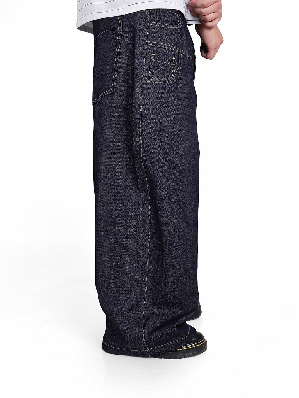 INDIGO DOUBLE RAW DENIM