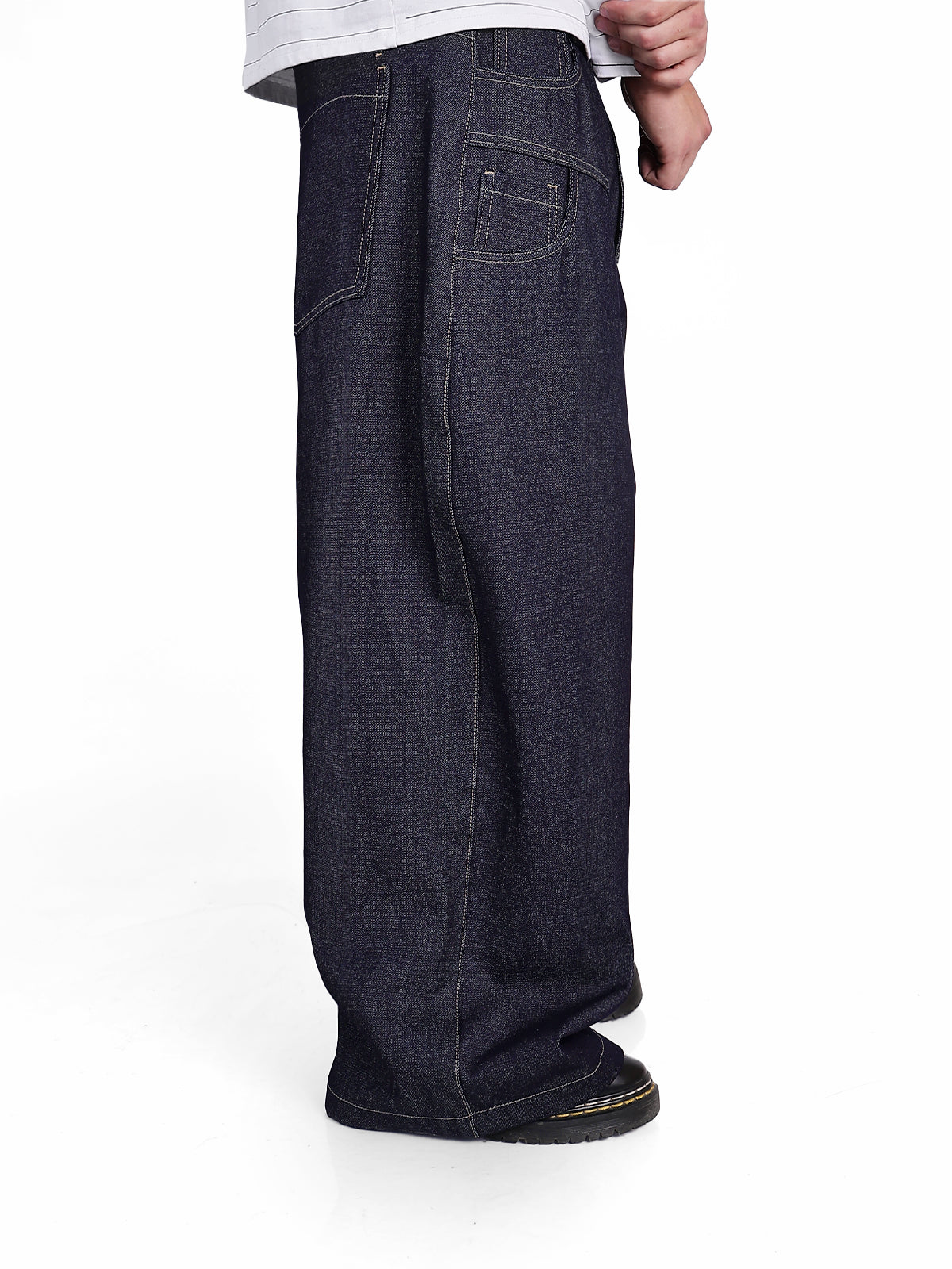 INDIGO DOUBLE RAW DENIM