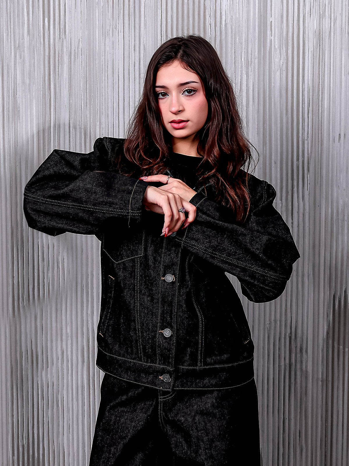 OBSIDIAN RAW JACKET