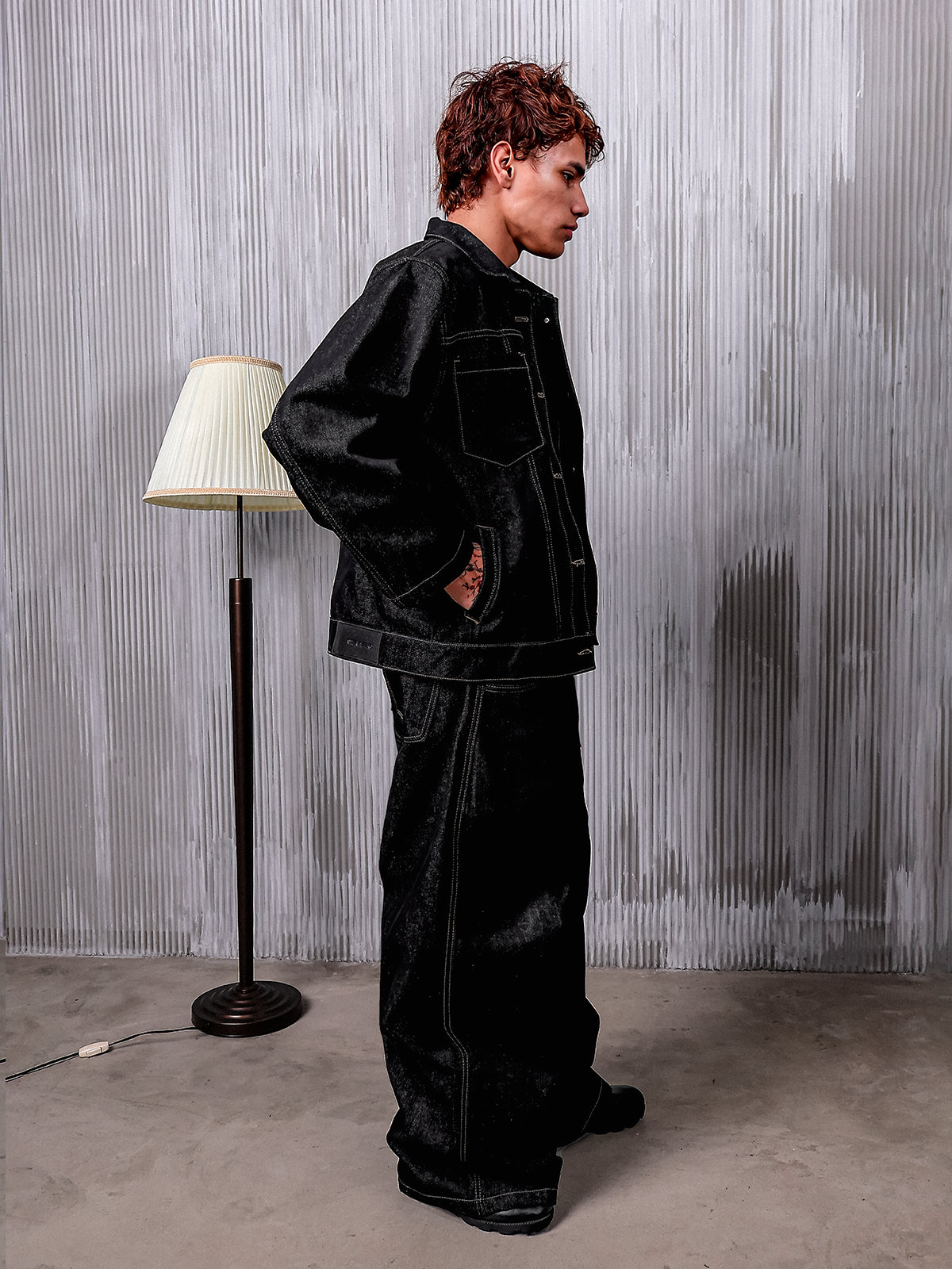 OBSIDIAN RAW JACKET