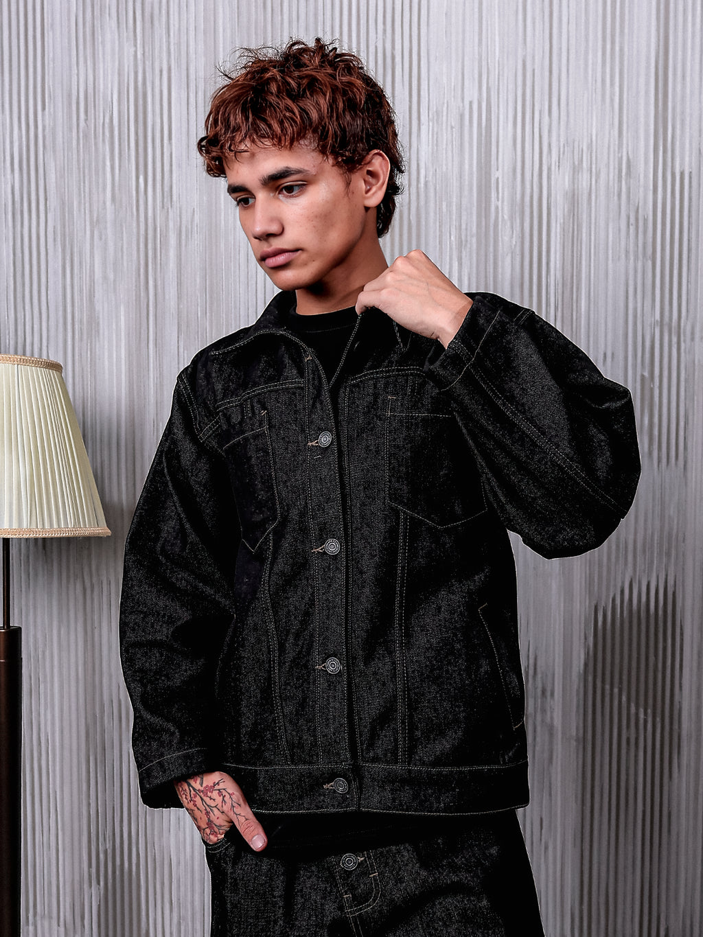OBSIDIAN RAW JACKET