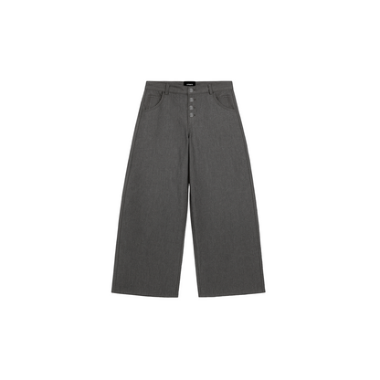 RAW DENIM PANT NOIR SLUB