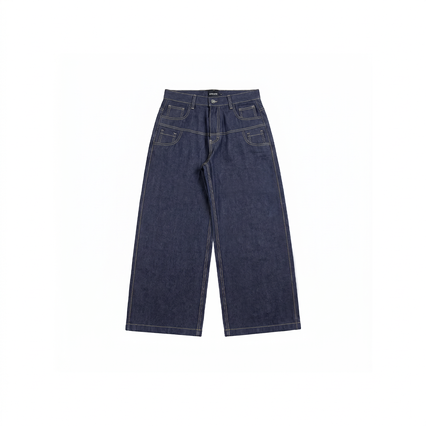 INDIGO DOUBLE RAW DENIM