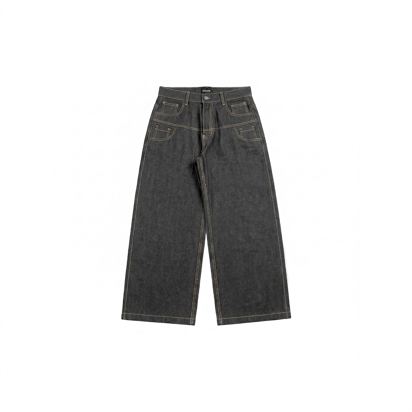 NOIR DOUBLE RAW DENIM